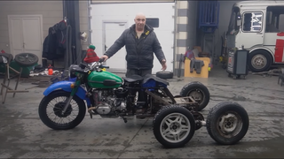 Russians Build A Five-Wheeled ATV Out Of A Ural